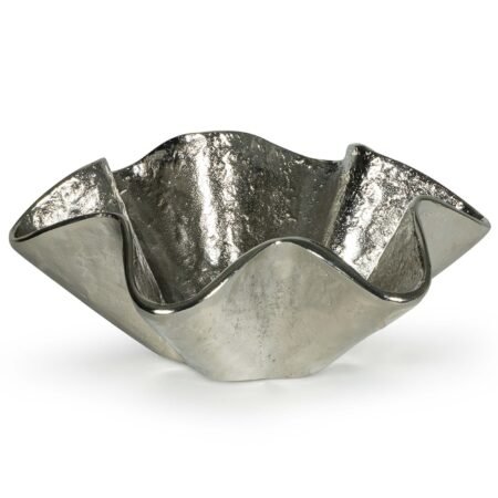 Pedicoat Metal Bowl, Silver